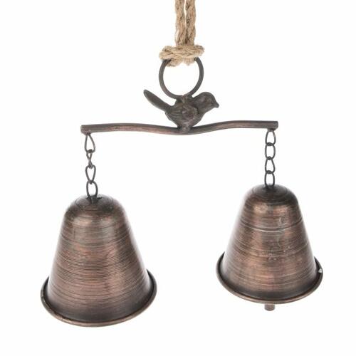 Kovové zvončeky na zavesenie 21 cm