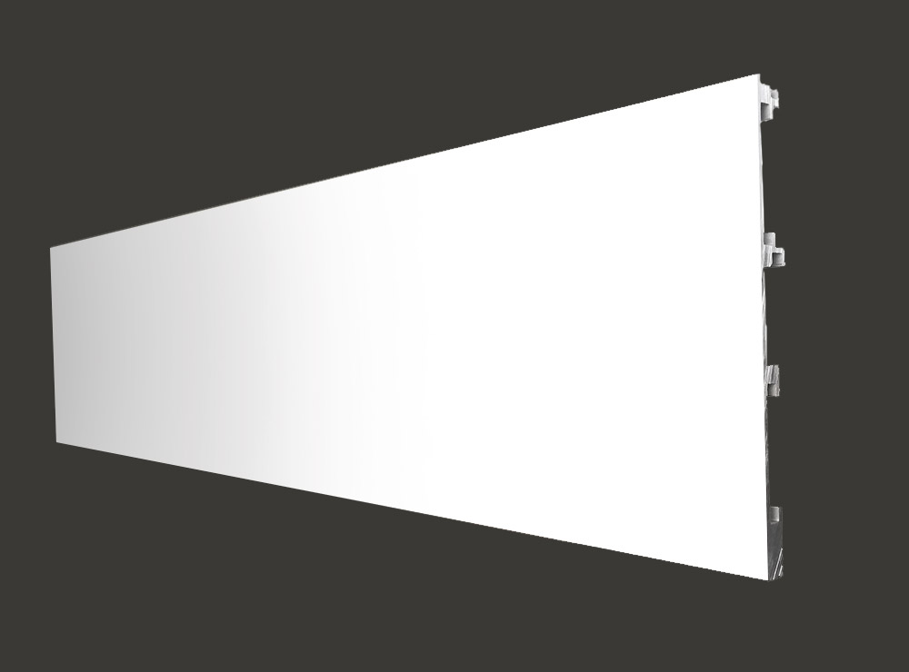 Kryt na koľajnicu 70 mm - biely, dĺžka 6m (2časti x 3m)