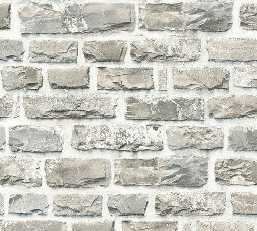 Vliesová tapeta s imitáciou lomového a prírodného kameňa - béžová, sivá, rolka: 10,05 m x 0,53 m (5,33 m²), TA-309361402