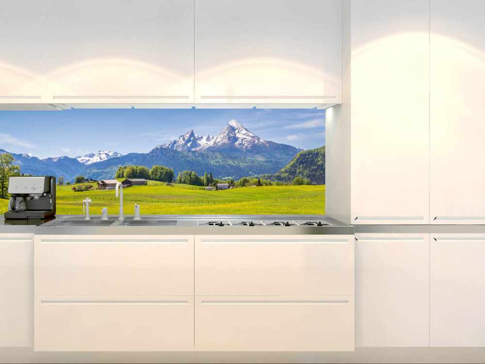 Fototapeta do kuchyne KI-180-135 Alpský pohľad 60 x 180 cm