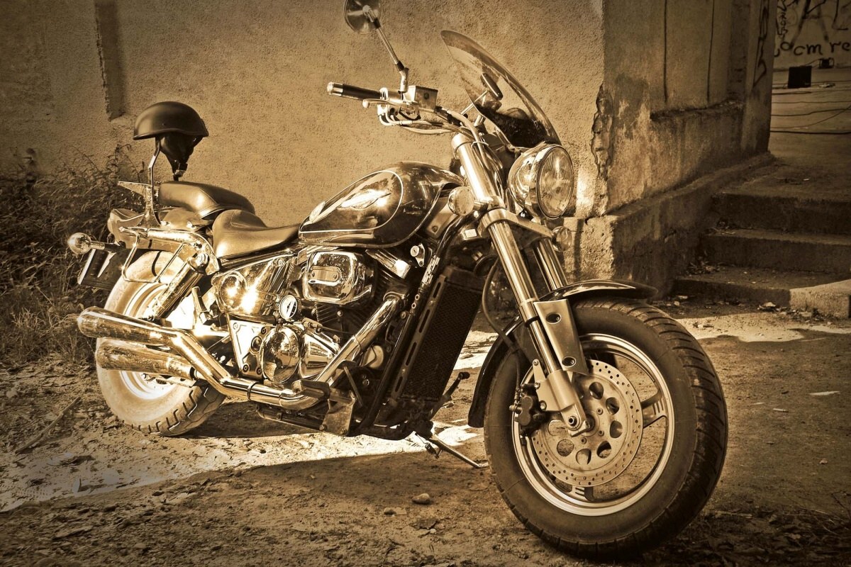 Fototapeta MS-5-2155 Vintage Motorka 375 x 250 cm