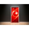 Fototapeta na dvere DL-035 Abstrakt červený 95 x 210 cm