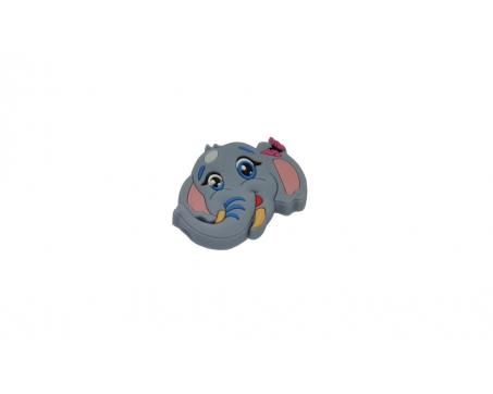 Detské úchytky - Slon šedý 47 mm, PVC