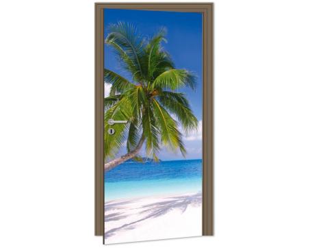 Fototapeta na dvere DL-015 Piesková pláž 95 x 210 cm