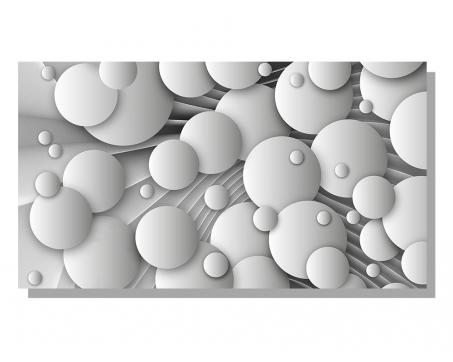 Obrazy na plátne Dimex - 3D bubliny 90 x 50 cm