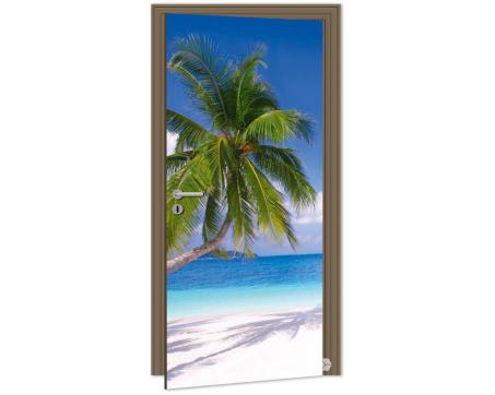 Fototapety na dvere - Piesková pláž 95 x 210 cm