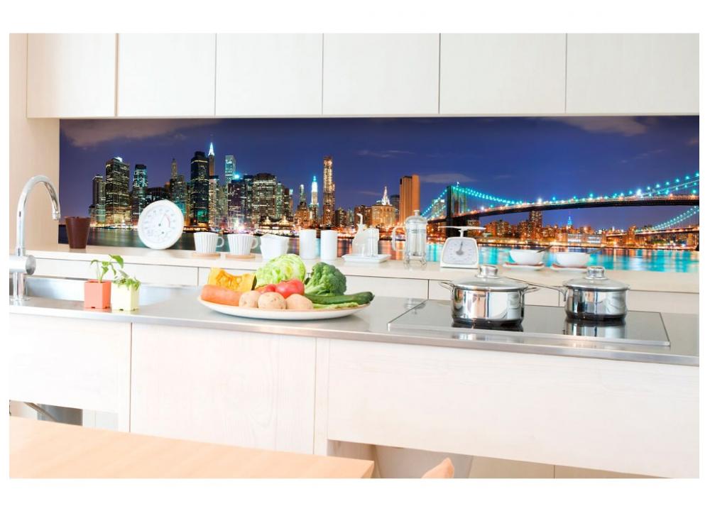 Kuchynská zástena z akrylátového skla – Manhattan