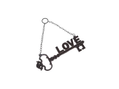 Liatinový kľúč Love 37 cm