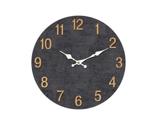 Nástenné drevené hodiny, 30,5 cm – London Clock v šedom