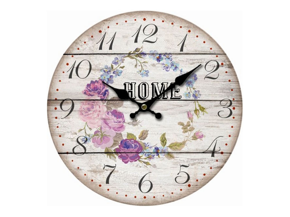 Nástenné hodiny, 30 cm – Kvety