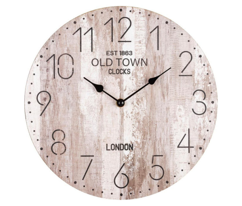 Nástenné hodiny, 30 cm – Old Town