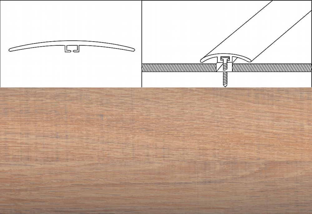 Prechodové lišty šírka 4 cm x dĺžka 90 cm – limba bosco