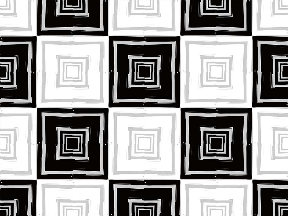 Digitálne vliesové tapety WP-196-01 Bieločierne štvorce