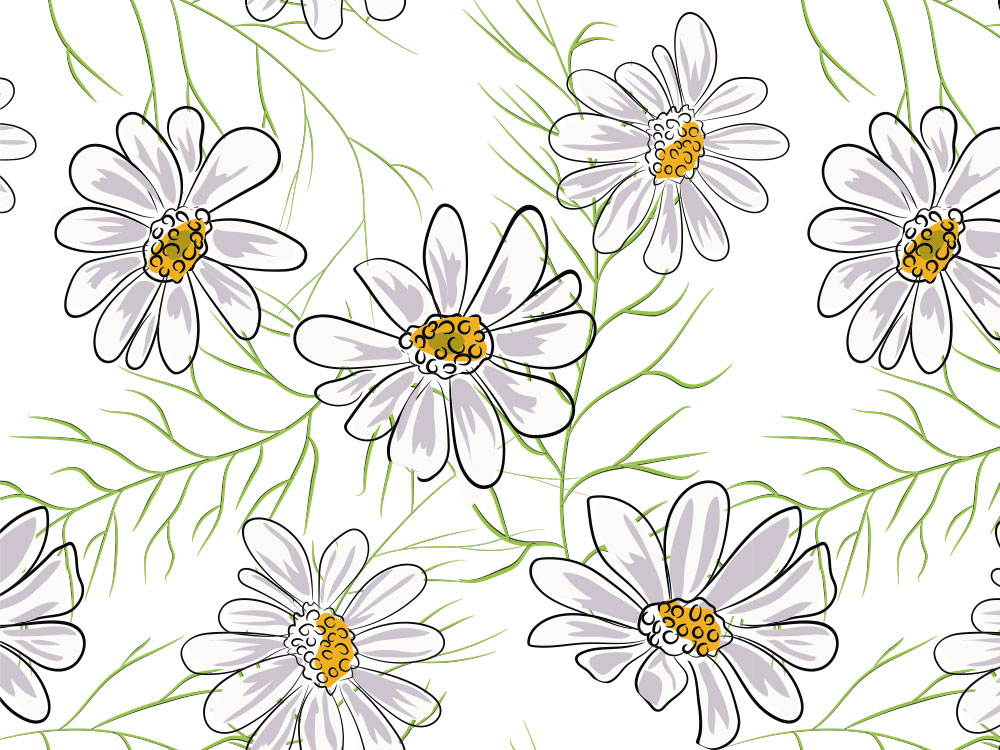 Digitálne vliesové tapety WP-218-01 Retro kvety