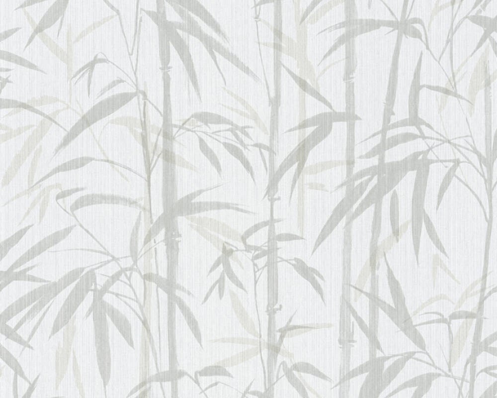 Prírodná tapeta s bambusovým vzorom - béžová 37989-2