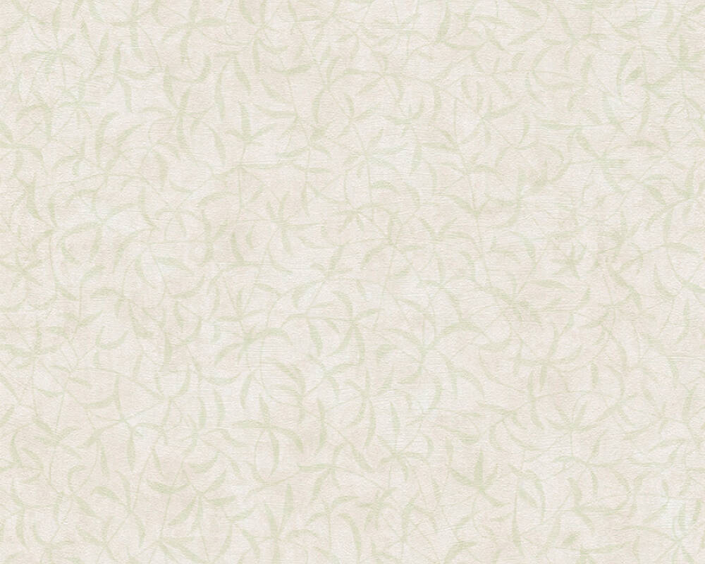 Vliesové tapety 38920-3 Terra - krémovozelená, plazivá rastlina
