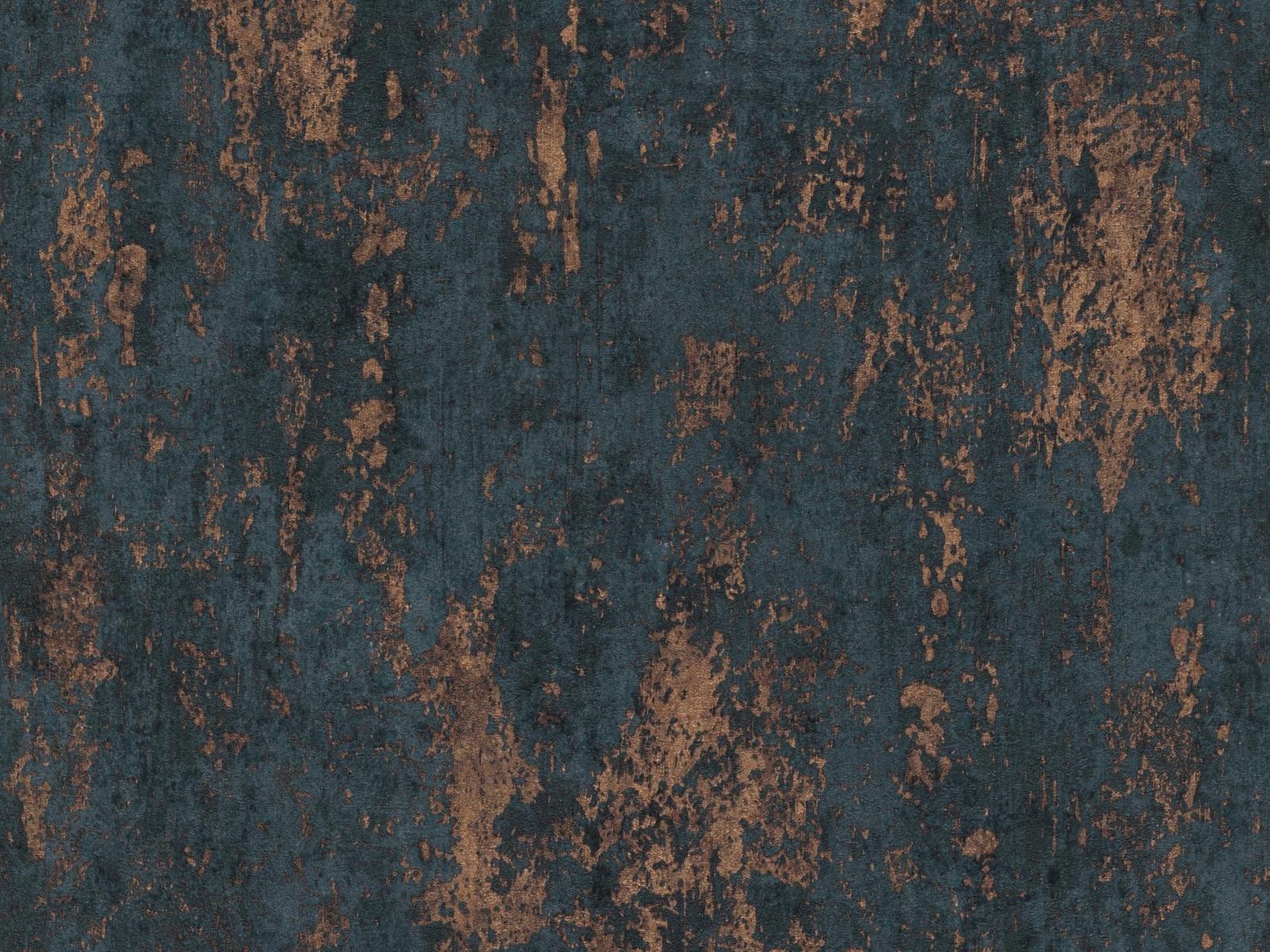Vliesová tapeta s imitáciou betónu a ušľachtilým leskom v tmavo-medenej farbe, ER-601653
