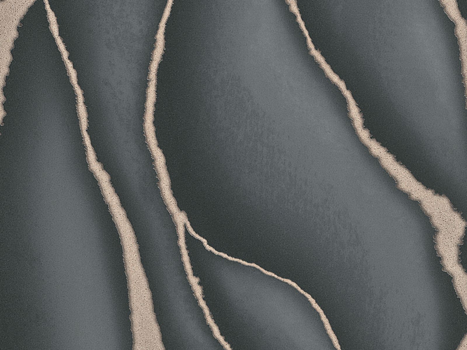 3D vliesová tapeta lesklá zlatá ryha na čiernom matnom pozadí, ER-601808