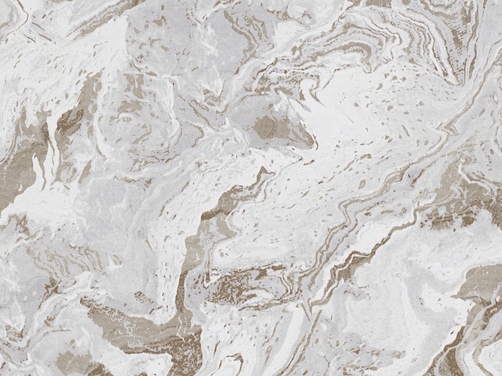 Vliesová tapeta mramorová s luxusným kovovým nádychom v bielo-hnedej farbe, ER-601738