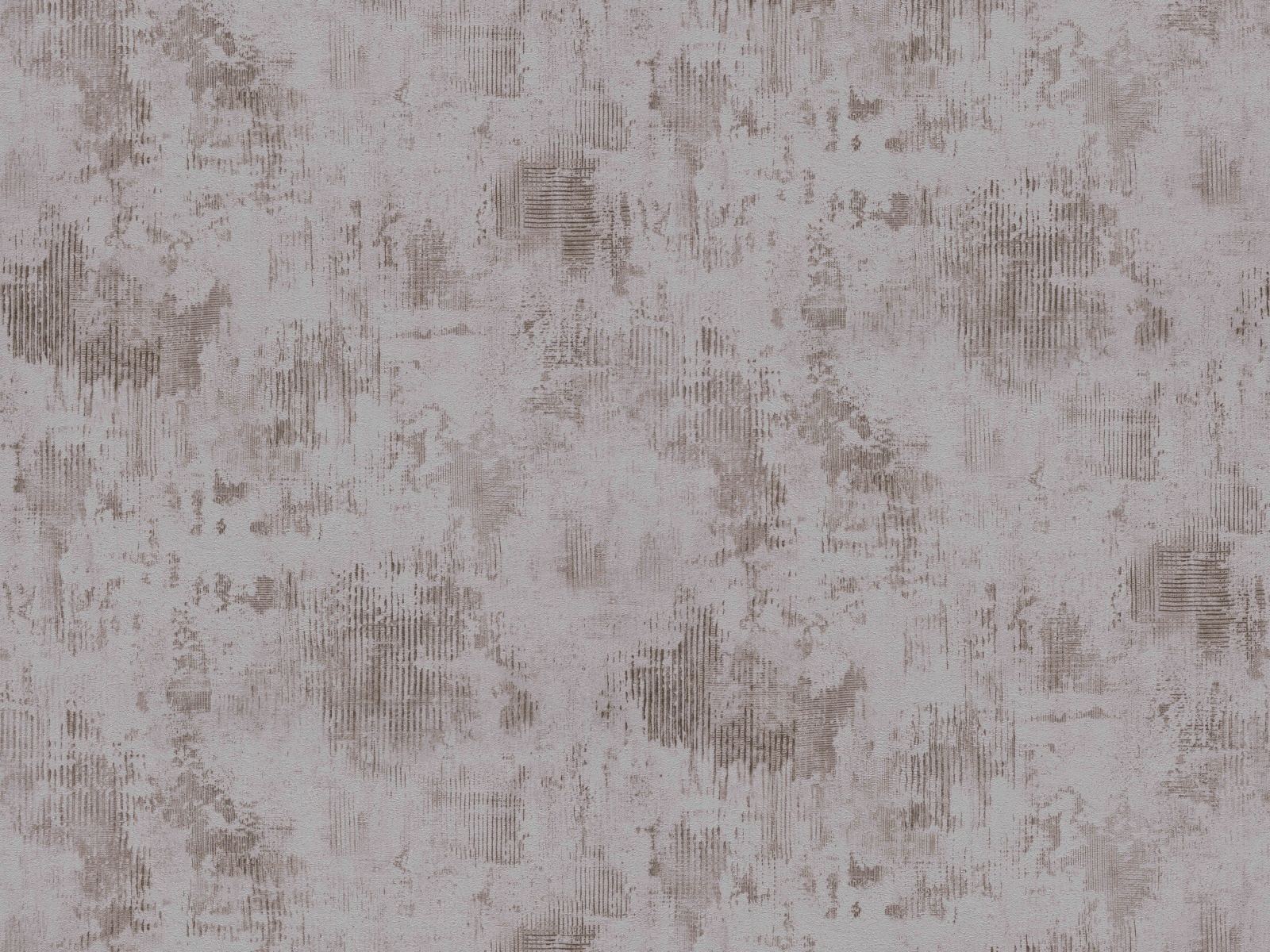 Vliesová tapeta s chladným betónovým industriálnym vzorom a vyblednutej hnedej farbe, ER-601560