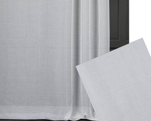 Hotové záclony s riasiacou páskou - Efekt biele, 270 cm