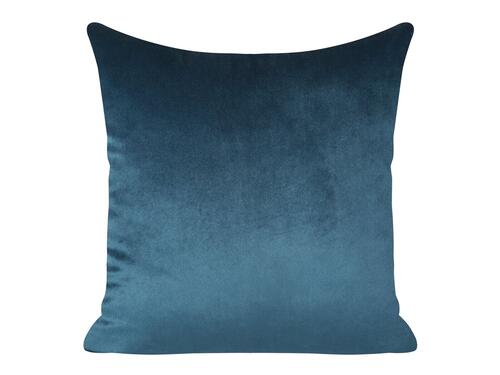 Hebká, zamatová obliečka na vankúš - Pierre modrá s jemným leskom 40 x 40 cm, 2 kusy