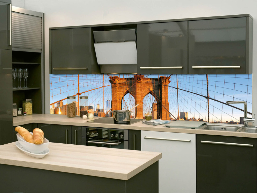 Fototapeta do kuchyne KI-260-116 Brooklyn Bridge 60 x 260 cm