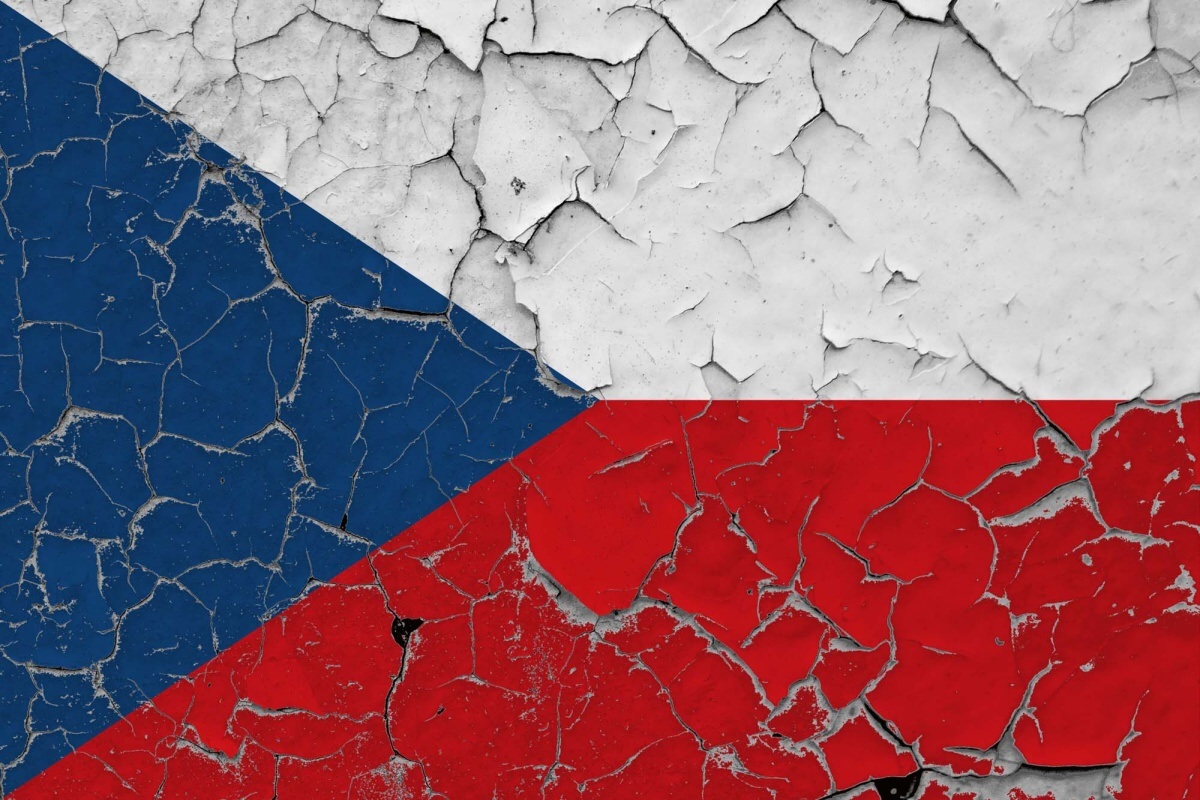 Fototapeta MS-5-1504 Vlajka Českej republiky 375 x 250 cm
