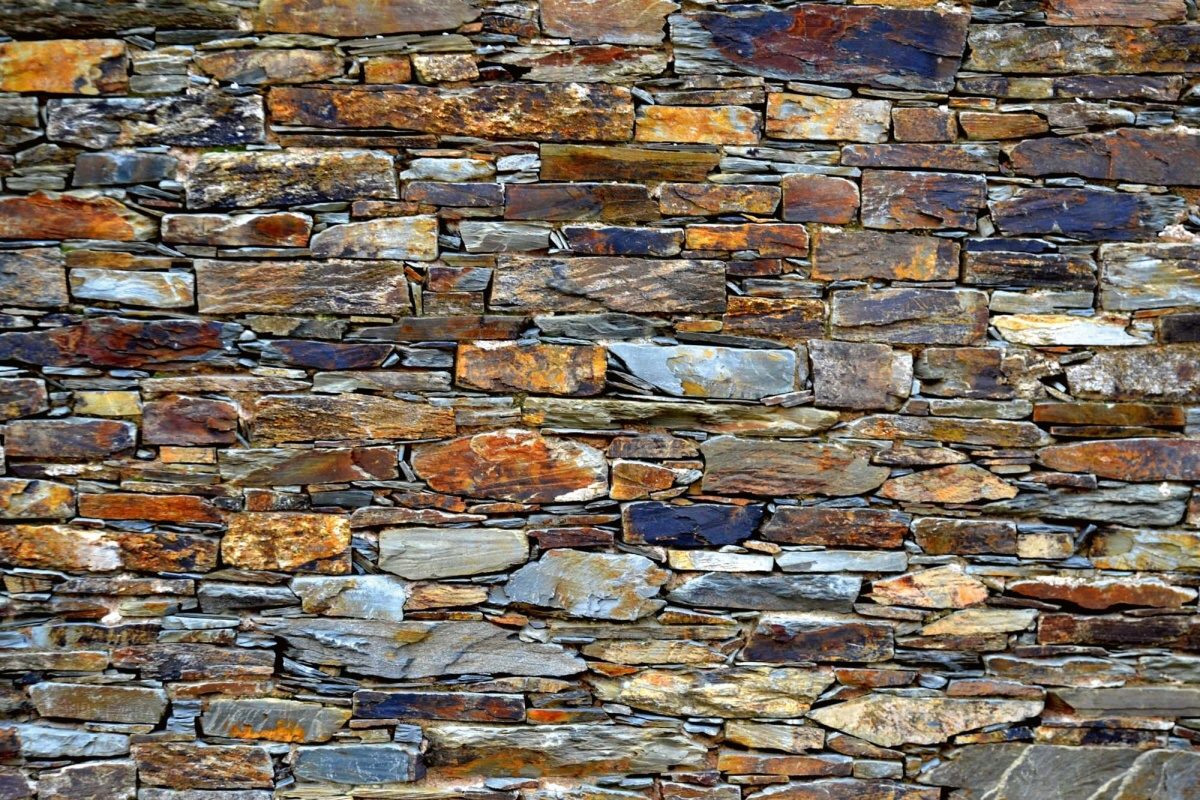 Fototapeta MS-5-2444 Stará tradičná kamenná stena 375 x 250 cm