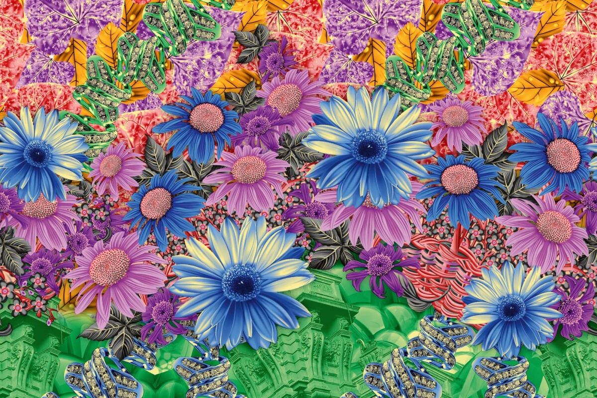Fototapeta MS-5-1390 Kvetinový textil 375 x 250 cm