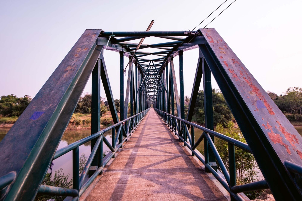 Fototapeta MS-5-0647 Železný most 375 x 250 cm