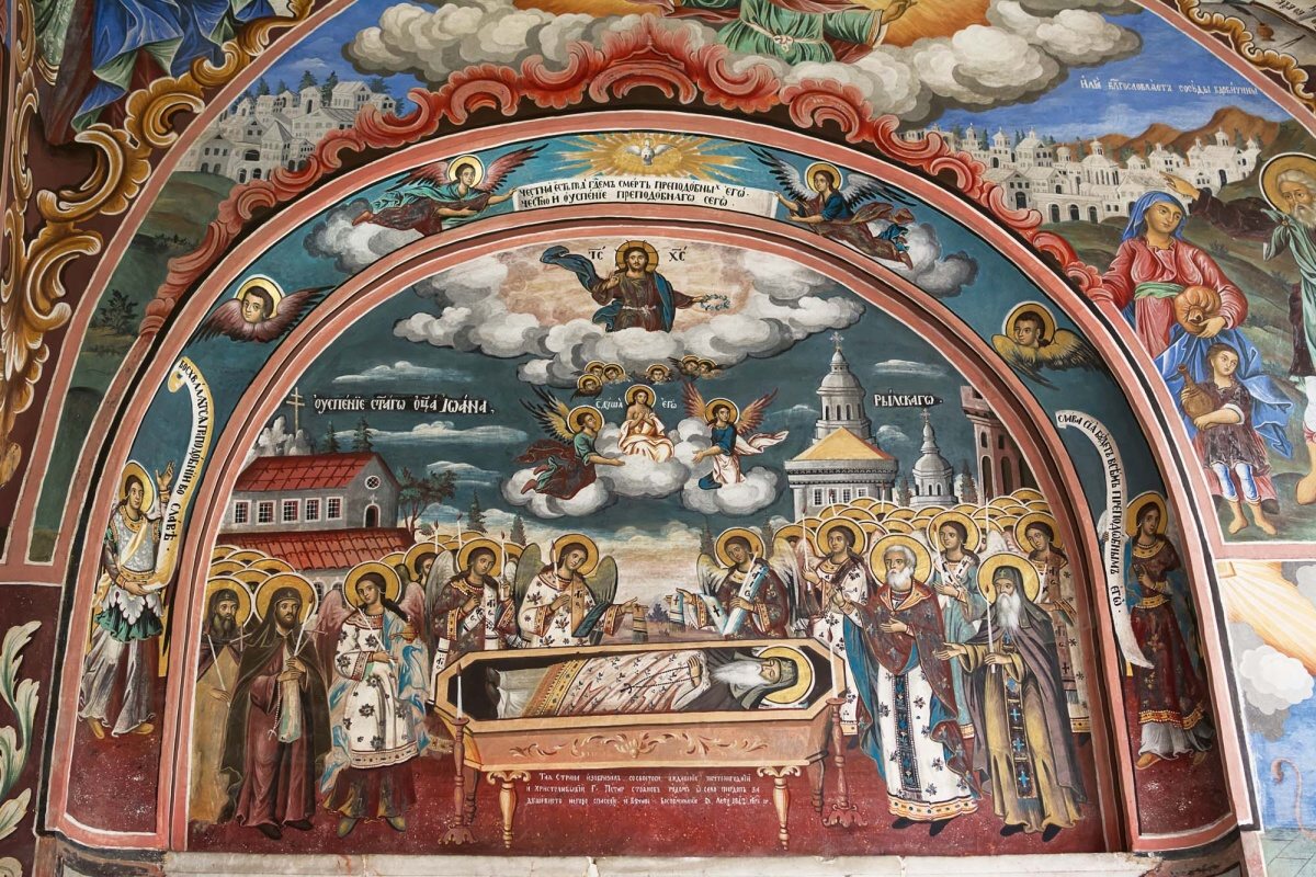 Fototapeta MS-5-0775 Náboženské fresky 375 x 250 cm