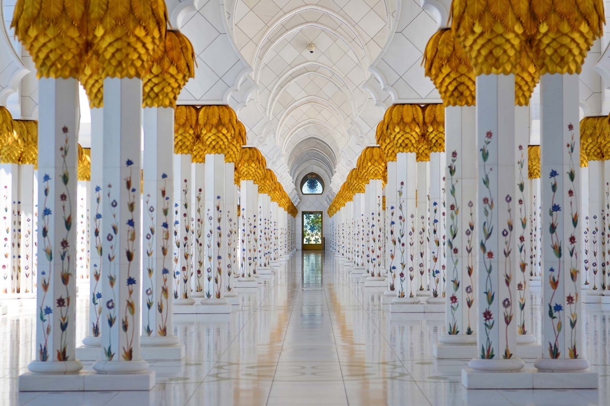 Fototapeta MS-5-0972 Mešita Abu Dhabi 375 x 250 cm