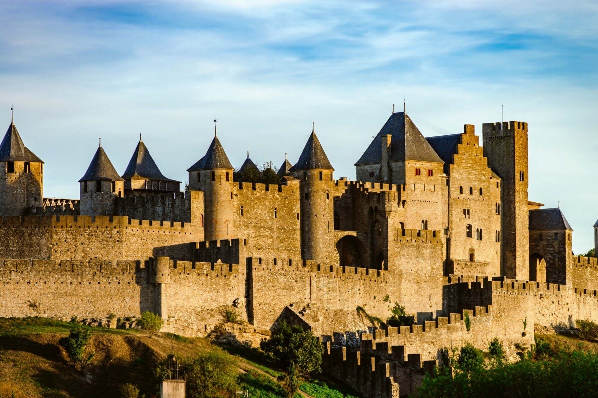 Fototapeta MS-5-1082 Pevnosť Carcassonne 375 x 250 cm