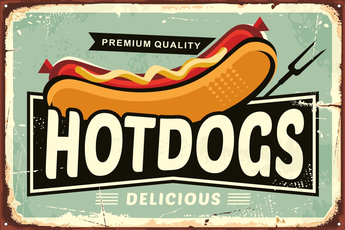 Fototapeta MS-5-2097 Značka Hot Dog 375 x 250 cm