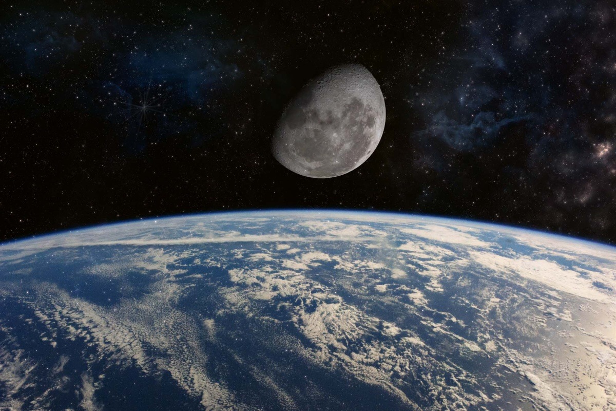 Fototapeta MS-5-2247 Zem a mesiac 375 x 250 cm