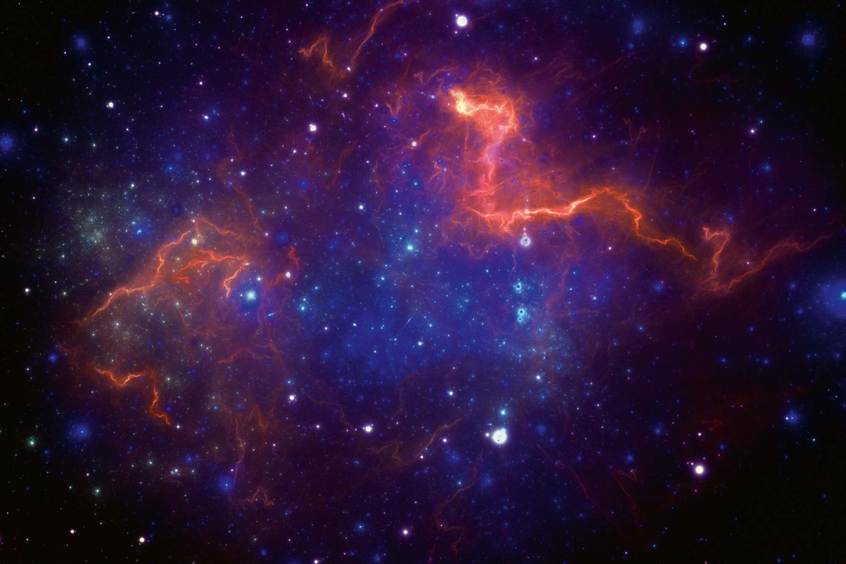 Fototapeta MS-5-2263 Farebná galaxia 375 x 250 cm