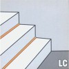 PVC lišty - LC rohové 12 x 12 mm, buk svetlý