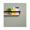 Jednofarebná tapeta do pracovne s matným efektom - šedá, zelená