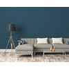 Jednofarebná tapeta do obývačky s matným efektom - modrá, petrolejová