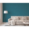 Jednofarebná vliesová tapeta do obývačky s omietkovým vzhľadom - modrá, benzínová