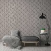Tapeta do izby so vzorom betónových dlaždíc 3D opotrebovaný vzhľad – sivá, antracitová