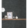 Antracitová kamenná tapeta na stenu dizajn tehlovej steny - šedá, čierna, antracitová