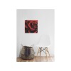 Obrazy na plátne Dimex - Červená ruža 40 x 40 cm - ZĽAVA 60%