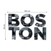 Dekoračné nápisy Boston, 65 x 100 cm