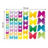 Dekoračné nálepky na stenu Motýle - 50 x 70 cm 