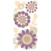 Nálepky na stenu - Kvety fialové