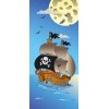 Fototapeta na dvere DL-031 Pirátska loď - kreslená 95 x 210 cm