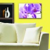 Obraz na skle - Orchidea - ružová 30 x 45 cm - ZĽAVA 60%
