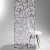 Hotové záclony Raffi - Rose Voile - biela, šedá 5774-15, 140 x 255 cm